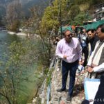 मुख्य सचिव ने किया भवाली-रातिघाट बाईपास, श्री कैंचीधाम मंदिर में निर्माण कार्यों का स्थलीय निरीक्षण