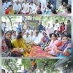 अविलंब लागू करने की मांग को लेकर कांग्रेस का धरना