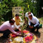 मुख्यमंत्री आवास परिसर में 3-बी गार्डन के निर्माण कार्य का शुभारम्भ